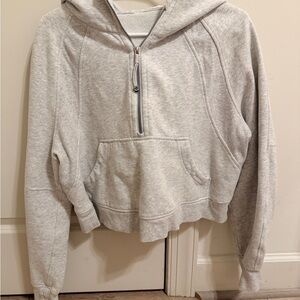 Lululemon Athletica Light Gray SCUBA Hoodie